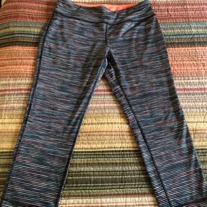 RBX workout legging colorful stripe, cropped